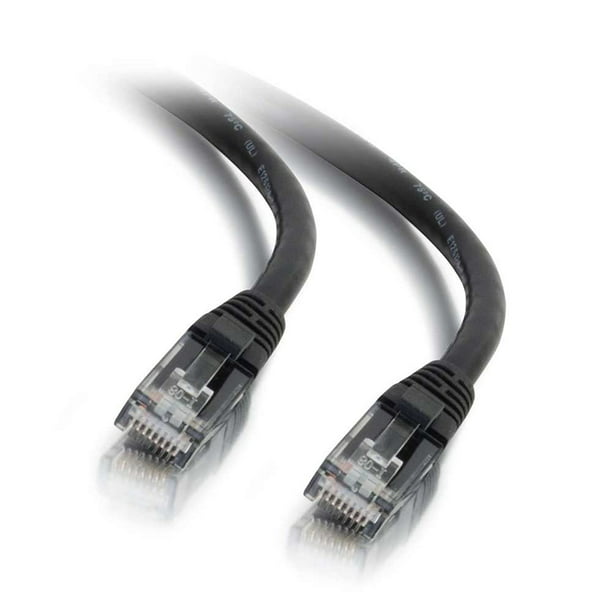 Black C2G 03985 Cat6 Cable Snagless Unshielded Ethernet Network Patch Cable 9 Feet, 2.74 Meters 
